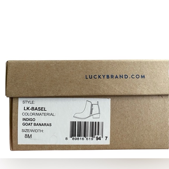 lucky brand basel bootie indigo leather - Picture 6 of 6